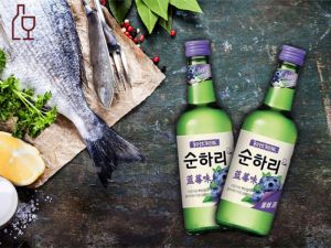 Rượu Soju Việt Quất – vị trái cây việt quất Blueberry